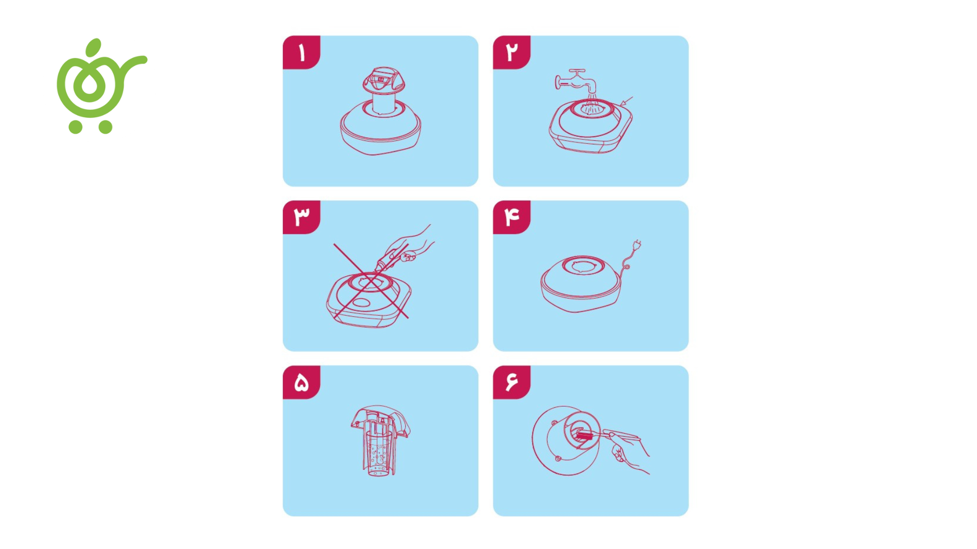 مراحل-استفاده-از-بخور-سرد