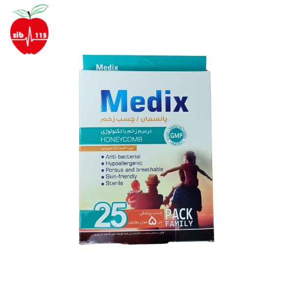 پکیج-چسب-زخم-(پانسمان)-مدیکس-PACK-FAMILY-MEDIX