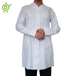 مانتو سفید (ترگال کجراه) پالس ویژن مدل صدف