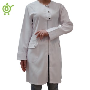 مانتو سفید (ترگال کجراه) پالس ویژن مدل مارال