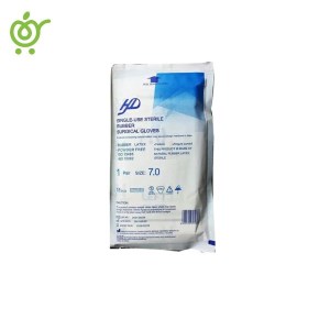 دستکش لاتکس استریل (جراحی) اچ دی HD بدون پودر