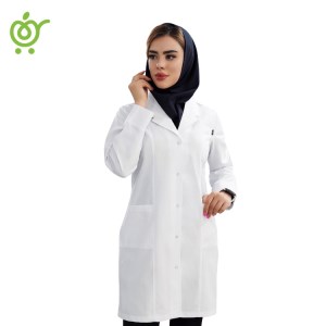 روپوش زنانه سفید یقه انگلیسی مدل ساناز Sanaz ( علوی اصفهان)
