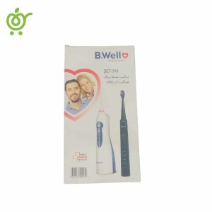 ست واترجت Wl-911 و مسواک برقی MED-870 Black برند بیول B.WELL