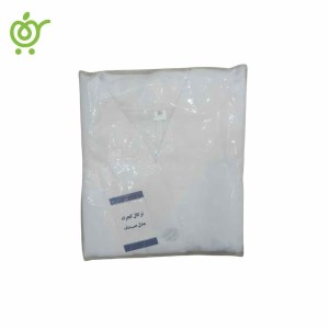 مانتو سفید (ترگال کجراه) پالس ویژن مدل صدف