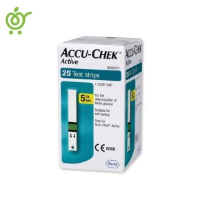 نوار تست قند خون اکیوچک اکتیو active (تاریخ 2027/09/14) 25 عددی