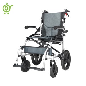 ویلچر آلمینیوم مسافرتی جی تی اس JTS مدل 12EN - 863 (چرخ 12 - دسته متحرک)