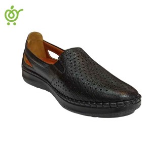 کفش چرم طبیعی زنانه آنیس تابستانی مشکی سام طب پاینام کفش چرم طبیعی زنانه آنیس تابستانی مشکی سام طب پاینام