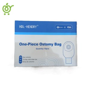 کیسه کلوستومی یک تکه مات ته باز چسبدار کد Y1120 اچ دی ال هندری HDL - HENDRY